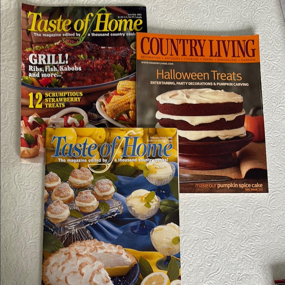 Early 2000s Taste of Home Magazine Bundle